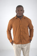 Camisa da Bahia Manga Longa Textura Alga