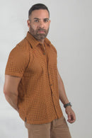 Camisa da Bahia Textura Alga