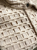 CB Camisa da Bahia Manga Longa Textura Orion - Cor: Bege