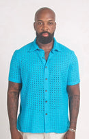 Camisa da Bahia Textura Alga